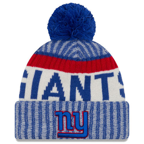 New York Giants New Era 2017 Official Sideline Sport Knit Hat
