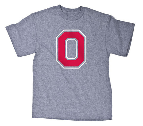 Ohio State Buckeyes Delta Pro Weight Gray Athletic O Shirt - Dino's Sports Fan Shop