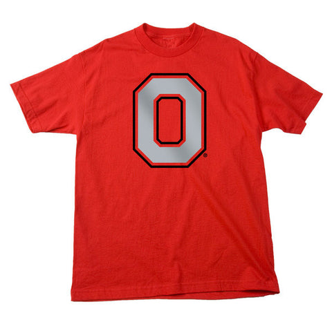 Ohio State Buckeyes Delta Pro Weight Red Athletic O Logo Shirt - Dino's Sports Fan Shop