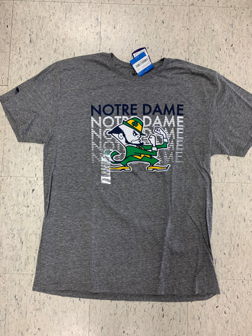 University of Notre Dame Tri-Blend Block Out Shirt (XXL)