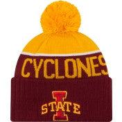 Iowa State Cyclones New Era NCAA Yellow/Red Adult Knit Hat