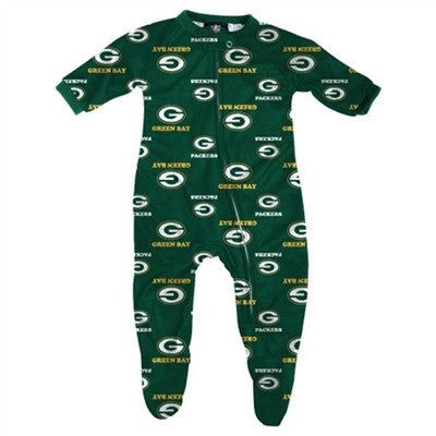 Green Bay Packers NFL Green All Over Onesie
