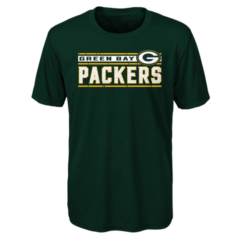 Green Bay Packers Youth Green Dri-Fit T-Shirt