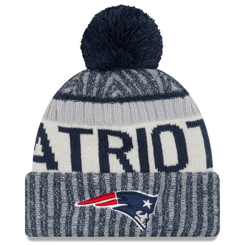 New England Patriots New Era 2017 Official Sideline Sport Knit Hat