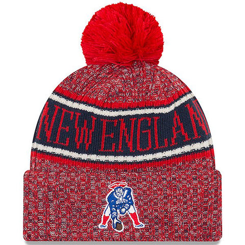 New England Patriots New Era NFL Red Sideline Winter Hat