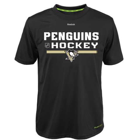Pittsburgh Penguins Reebok Center Ice Youth Shirt - Dino's Sports Fan Shop