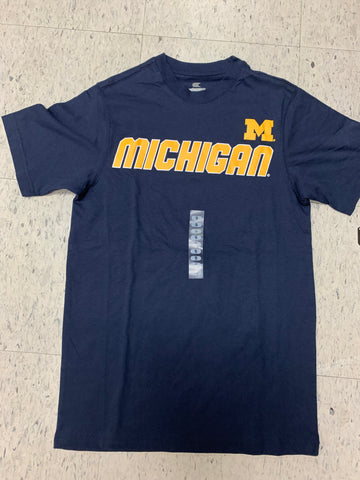 Michigan Wolverines Adult Colosseum Blue Shirt