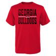 Georgia Bulldogs Youth Gen2 Dri-Fit Red Small Logo Shirt
