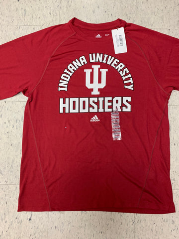 Indiana University Hoosiers Adult Adidas Climate Red Dri-Fit Shirt