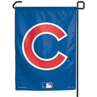Chicago Cubs Wincraft Logo Garden Flag - 11" x 15" - Dino's Sports Fan Shop