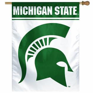 Michigan State Spartans Wincraft Vertical Flag - 27' x 37' - Dino's Sports Fan Shop