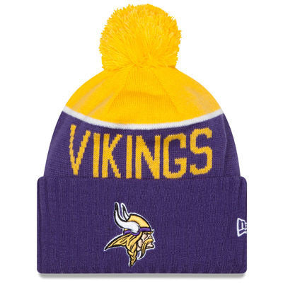 Minnesota Vikings New Era Sideline On Field Sport Knit Hat - Dino's Sports Fan Shop