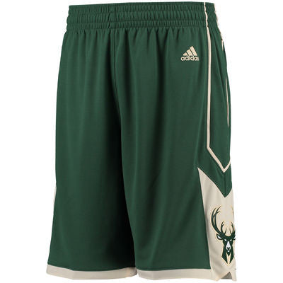 Milwaukee Bucks Adidas Green Swingman Youth Shorts - Dino's Sports Fan Shop