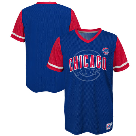 Chicago Cubs Youth Retro Dri Fit Shirt Outerstuff