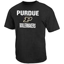 Colosseum Purdue Boilermakers Adult Gray Trek Print S/S T-Shirt