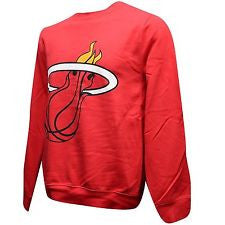 Miami Heat Mitchell & Ness NBA Men's Crew Neck Pullover - Dino's Sports Fan Shop