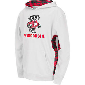 Wisconsin Badgers Colosseum Youth Oil Slick Sweatshirt - Dino's Sports Fan Shop