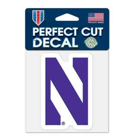 Northwestern Wildcats Wincraft Perfect Cut Decal 4x4