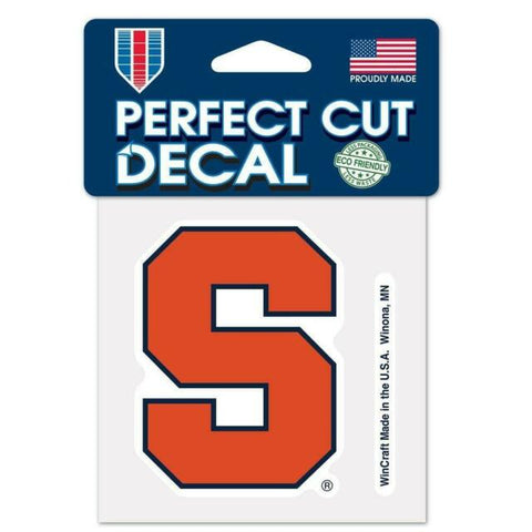 Syracuse Orange Wincraft Perfect Cut Decal 4x4