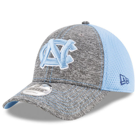 North Carolina Tar Heels New Era MLB Grey/Blue Shadow Turn 9FORTY Adjustable Hat