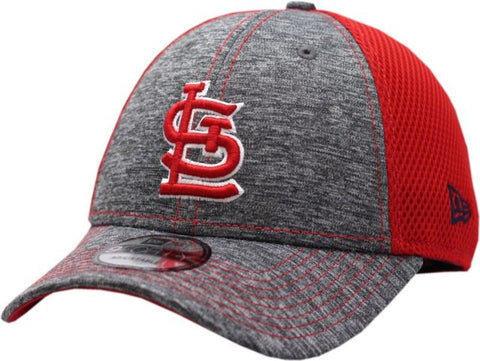 St. Louis Cardinals New Era MLB Grey/Red Shadow Turn 9FORTY Adjustable Hat