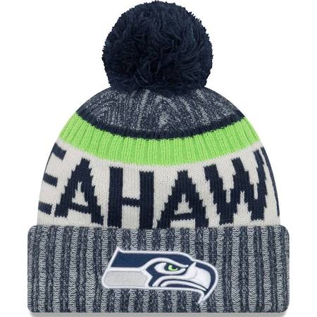 Seattle Seahawks New Era 2017 Official Sideline Knit Hat