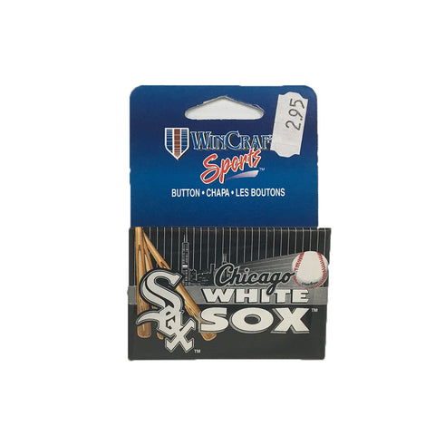 Chicago White Sox Wincraft Black Pin w/ Bat 2x3 Accessory - Dino's Sports Fan Shop