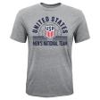United States Men's National Soccer Team Youth Gray USA Shirt
