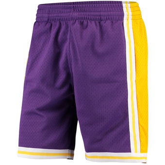 Los Angeles Lakers Mitchell & Ness Team Colors Adult Shorts