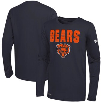 Chicago Bears New Era Adult 50 Yard Line L/S Dri-Tek Shirt