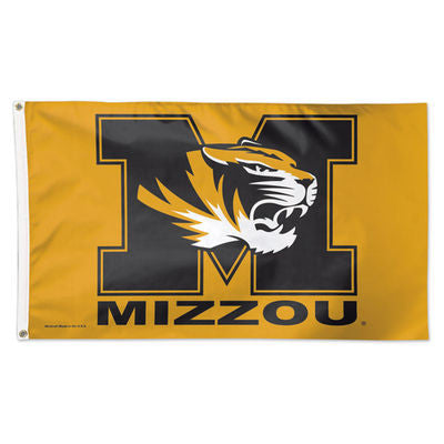 Missouri Tigers Wincraft Deluxe Flag - 3' x 5' - Dino's Sports Fan Shop
