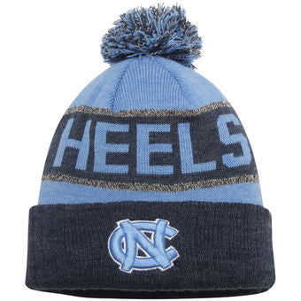 North Carolina Tar Heels Top Of The World NCAA Blue Below Zero Adult Knit Hat