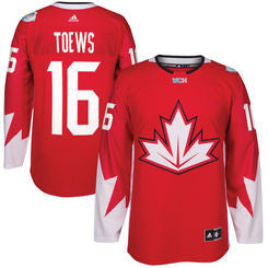 Jonathan Toews #16 Canada Adidas Youth World Cup of Hockey Home Premier Jersey - Dino's Sports Fan Shop - 1