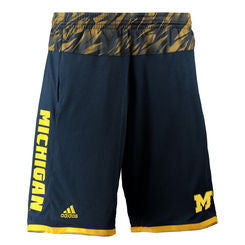 Michigan Wolverines Adidas Player Sideline Shorts - Dino's Sports Fan Shop