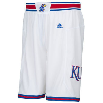 Kansas Jayhawks Adidas Youth Basketball Premier Shorts - Dino's Sports Fan Shop