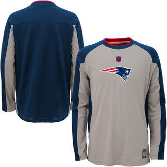 New England Patriots NFL Covert L/S Youth Shirt - Dino's Sports Fan Shop