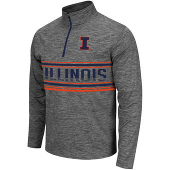 Illinois Fighting Illini Colosseum Brisk 1/4 Zip Pullover - Dino's Sports Fan Shop