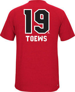 Jonathan Toews #19 Chicago Blackhawks Reebok PlayDry Youth Shirt - Dino's Sports Fan Shop - 1