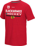 Jonathan Toews #19 Chicago Blackhawks Reebok PlayDry Youth Shirt - Dino's Sports Fan Shop - 2