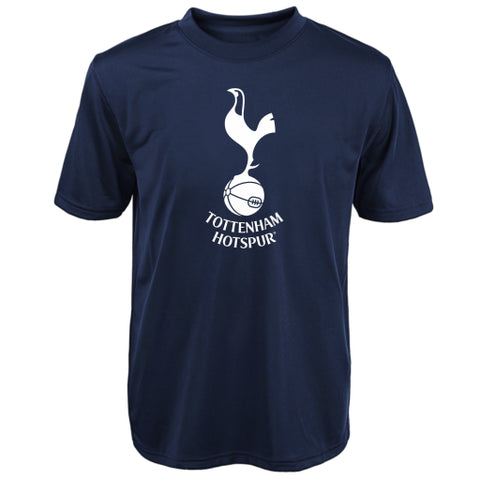 Tottenham Hotspur BPL Youth Navy Blue Performance Adidas T-Shirt - Dino's Sports Fan Shop
