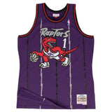 Tracy McGrady Adult Mitchell amd Mess Purple Toronto Raptors NBA Jersey