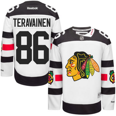 Teuvo Teravainen #86 Chicago Blackhawks NHL Reebok Youth 2016 Stadium Series Premier Jersey - Dino's Sports Fan Shop