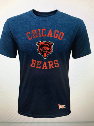 Chicago Bears Youth Tri-Blend T Shirt Colosseum