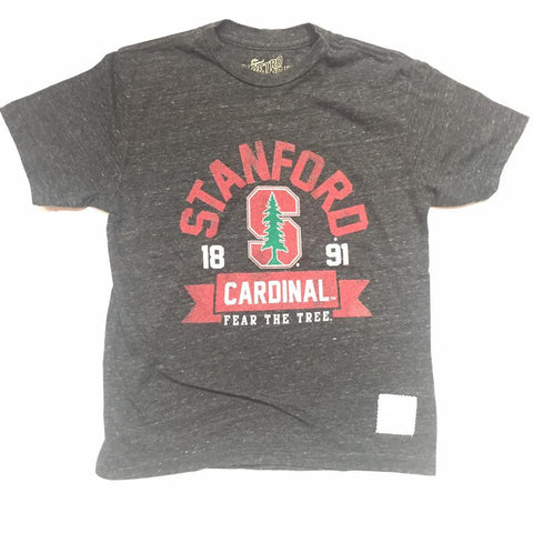 Stanford Cardinals Retro Brand Streaky Black Youth Shirt
