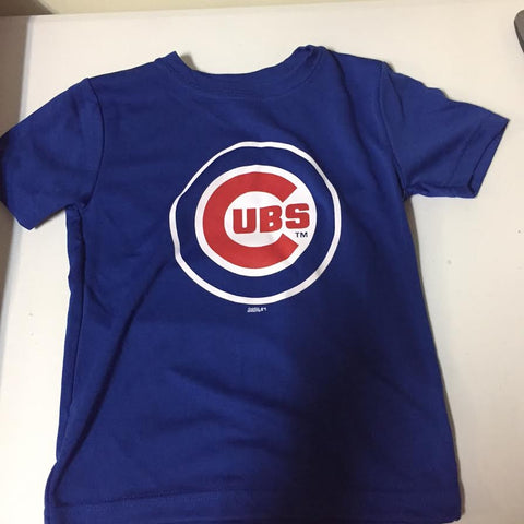 Chicago Cubs Stitches Bullseye Performance Youth Shirt