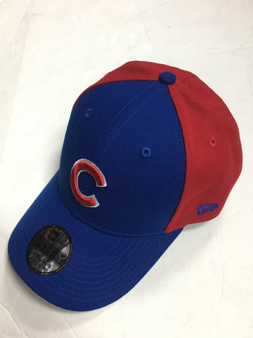 Youth Chicago Cubs New Era Blocked Team Adjustable Hat