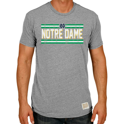 Notre Dame Fighting Irish Retro Brand Gray Shirt