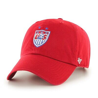 United States Soccer Red '47 Brand Adjustable Hat