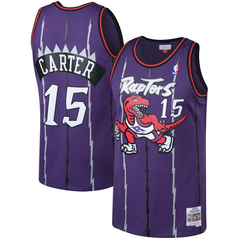 Youth Toronto Raptors Vince Carter Mitchell & Ness Purple Hardwood Classics Jersey