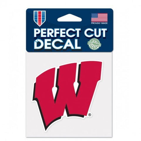 Wisconsin Badgers Wincraft Perfect Cut Decal 4x4